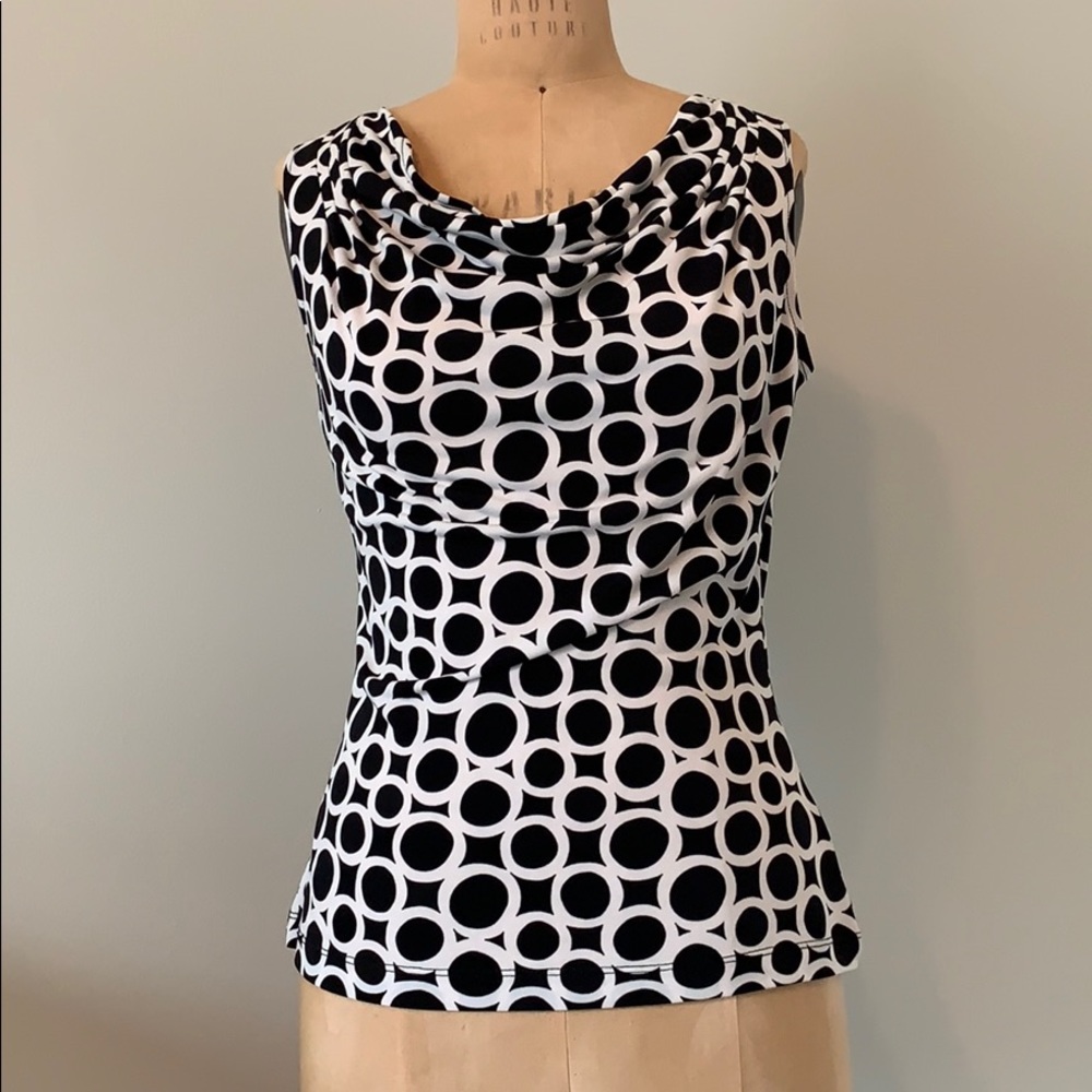 Calvin Klein Geometric Sleeveless Top